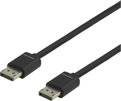 Deltaco GAM-060 DisplayPort-Kabel 2 m Schwarz