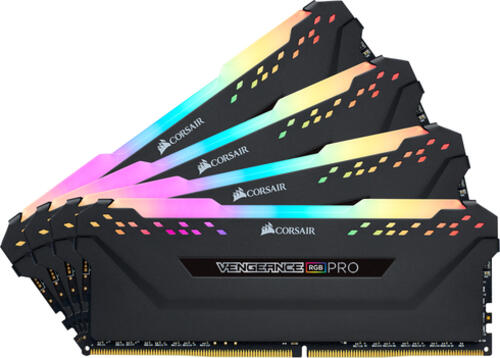 Corsair Vengeance RGB Pro CMW64GX4M4E3200C16 Speichermodul 64 GB 4 x 16 GB DDR4 3200 MHz