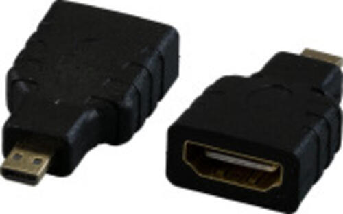 EFB Elektronik EB480V2 Kabeladapter HDMI Type A (Standard) HDMI Typ D (Mikrofon) Schwarz