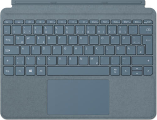 Microsoft Go Type Cover QWERTZ Englisch Blau