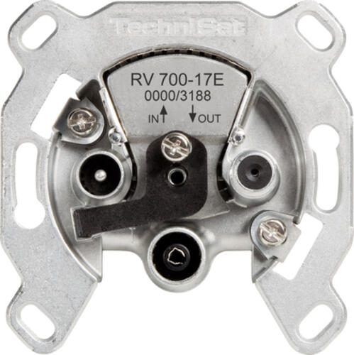 TechniSat RV 700-17E Steckdose Typ F Silber