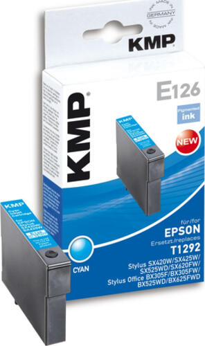 KMP E126 Druckerpatrone 1 Stück(e) Cyan