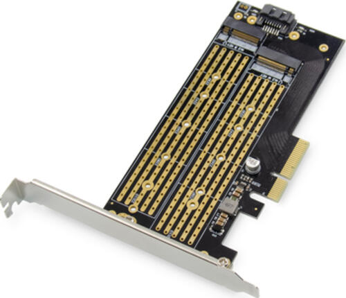 Digitus M.2 NGFF / NMVe SSD PCI Express 3.0 (x4) Add-On Karte