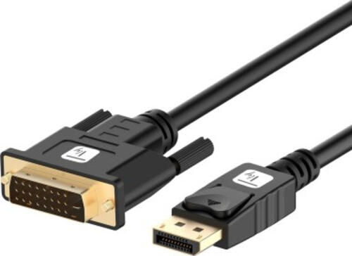 Techly ICOC DSP-C12-030P 3 m DisplayPort DVI-D Schwarz