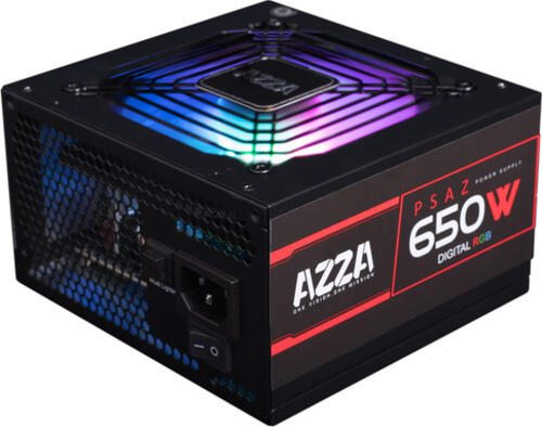 Azza PSAZ-650W(ARGB) Netzteil 20+4 pin ATX ATX Schwarz