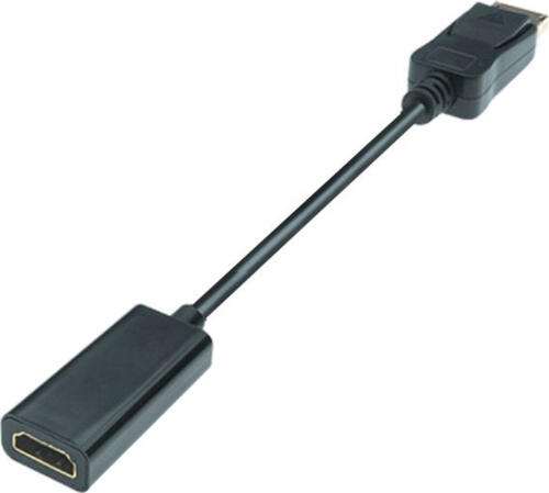 M-Cab 6060002 Videokabel-Adapter 0,2 m DisplayPort HDMI Typ A (Standard) Schwarz