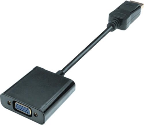 M-Cab 6060006 Videokabel-Adapter 0,2 m DisplayPort VGA (D-Sub) Schwarz