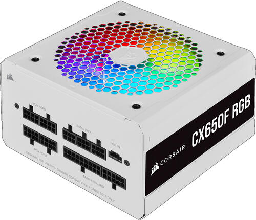 Corsair CX Series CX650F RGB Netzteil 650 W 24-pin ATX ATX Weiß