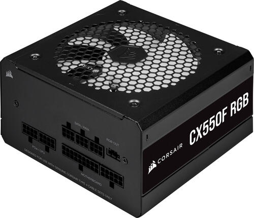 Corsair CX550F RGB Netzteil 550 W 24-pin ATX Schwarz