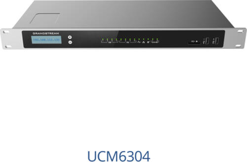 Grandstream Networks UCM6304 Private Branch Exchange (PBX) System 2000 Benutzer IP Centrex (gehostete/virtuelle IP)