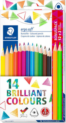 Staedtler 157 Schwarz, Blau, Bordeaux, Braun, Grün, Hellblau, Helle Cyan, Malve, Orange, Pfirsich, Rot, Gelb 14 Stück(e)