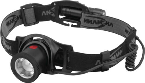 Ansmann HD500R Schwarz Stirnband-Taschenlampe LED