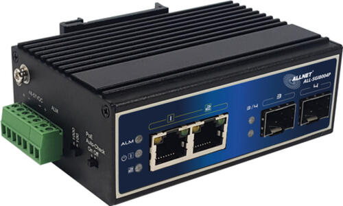 ALLNET ALL-SGI8004P Netzwerk-Switch Unmanaged Gigabit Ethernet (10/100/1000) Power over Ethernet (PoE) Schwarz