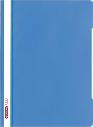 Herlitz 50016228 Präsentations-Mappe Polypropylen (PP) Blau, Transparent