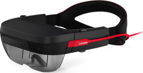 Lenovo ThinkReality A6 Dediziertes obenmontiertes Display 380 g Schwarz