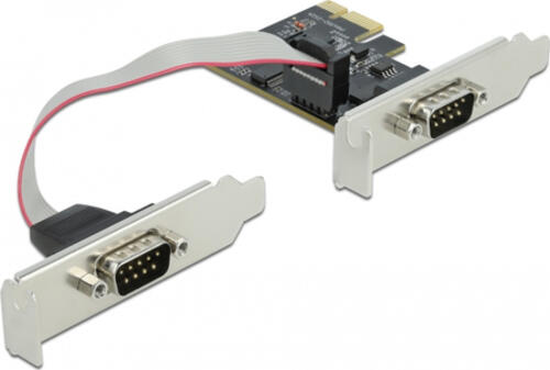 DeLOCK PCI Express x1 Karte zu 2 x Seriell RS-232