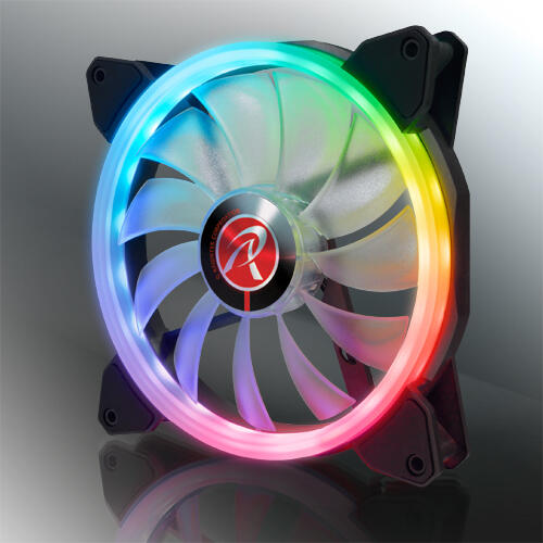 RAIJINTEK IRIS 14 RBW ADD-3 Hauptplatine, Prozessor Ventilator 14 cm Schwarz 3 Stück(e)