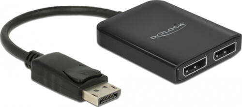 DeLOCK DisplayPort 1.4 Splitter 1 x DisplayPort zu 2 x DisplayPort MST