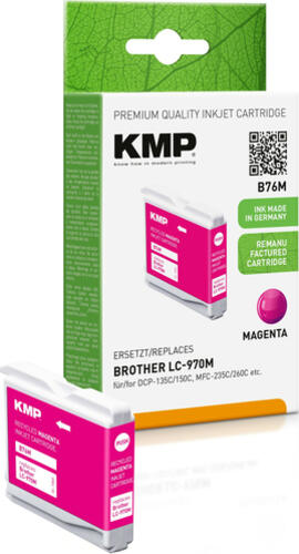 KMP B76M Druckerpatrone 1 Stück(e) Kompatibel Magenta