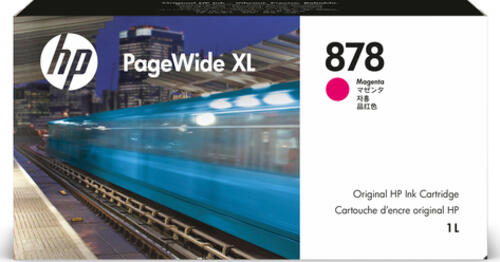 HP 878 Magenta PageWide XL Druckerpatrone (1 Liter)