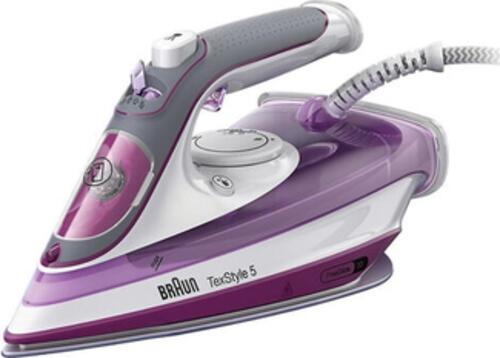 Braun TexStyle 5 SI 5037 VI Dampfbügeleisen Keramik-Bügelsohle 2700 W Violett