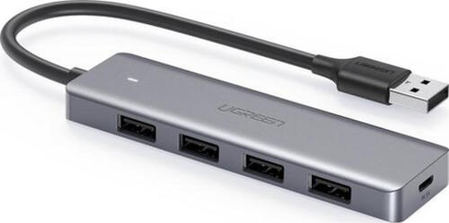 UGREEN 4-Port USB3.0 Hub with USB-C Power Supply