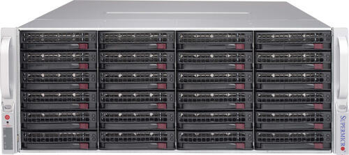 Supermicro CSE-847E1C-R1K23JBOD Disk-Array Rack (4U) Schwarz