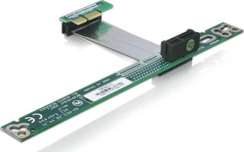 DeLOCK PCI Express x1 with flexible cable 7 cm Schnittstellenkarte/Adapter Eingebaut