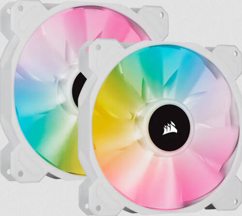 Corsair SP140 RGB ELITE Computergehäuse Ventilator 14 cm Weiß 2 Stück(e)