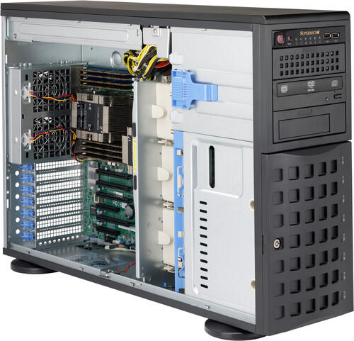 Supermicro CSE-745BAC-R1K23B Computer-Gehäuse Full Tower Schwarz 1230 W