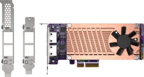 QNAP QM2-2P2G2T Netzwerkkarte Eingebaut Ethernet 2500 Mbit/s