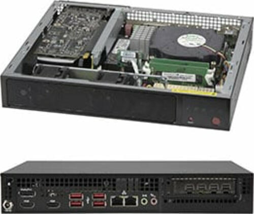 Supermicro SYS-E300-12C Server-Barebone Intel W480E LGA 1200 (Socket H5) Schwarz