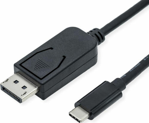 ROLINE 11.04.5835 Videokabel-Adapter 1 m DisplayPort USB Typ-C Schwarz