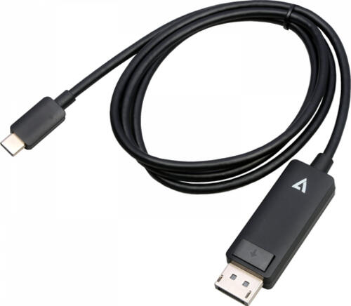 V7 V7USBCDP14-1M Videokabel-Adapter DisplayPort USB Typ-C Schwarz