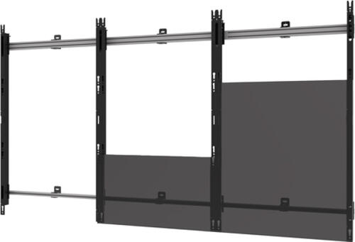 Peerless DS-LEDLSAA-3X3 Halterung für Schilderdisplays Schwarz, Silber