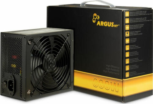 Inter-Tech Argus GPS-600 Netzteil 600 W 20+4 pin ATX ATX Schwarz