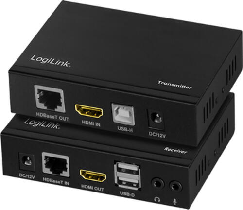 LogiLink HD0029 KVM-Extender Sender und Empfänger