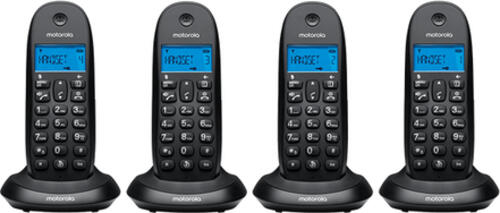 Motorola C1004LB+ Telefon DECT-Telefon Schwarz