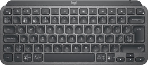 Logitech MX Keys Mini Tastatur Universal RF Wireless + Bluetooth QWERTY UK Englisch Graphit