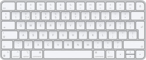 Apple Magic Tastatur USB + Bluetooth Holländisch Aluminium, Weiß