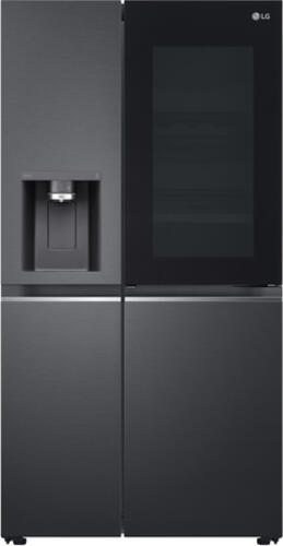 LG GSXV90MCDE Side-by-Side Kühlkombination Freistehend 635 l E Schwarz