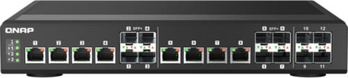 QNAP QSW-IM1200-8C Netzwerk-Switch Managed L2 Schwarz