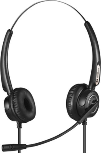 Sandberg 126-30 Kopfhörer & Headset Kabelgebunden Kopfband Büro/Callcenter USB Typ-A Schwarz