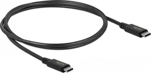 DeLOCK USB4 40 Gbps Kabel koaxial 0,8 m