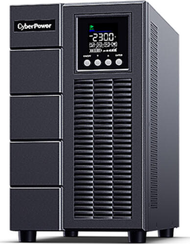 CyberPower OLS3000EA-DE Doppelwandler Online USV 3000VA/2700W Tower, ECO Mode, LCD, USB, Expansion Port für opt. Netzwerkkarten, Anschluss f. opt. Batterieerweiterung