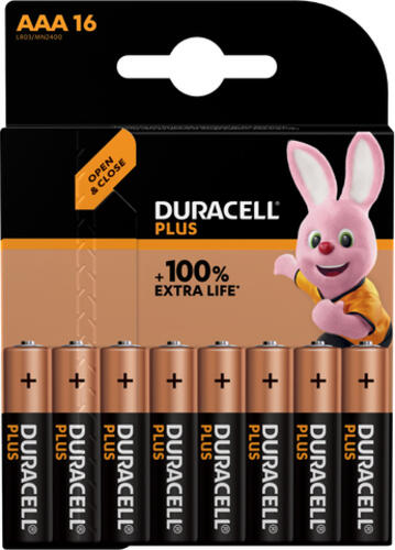 Duracell Plus 100 Einwegbatterie AAA Alkali