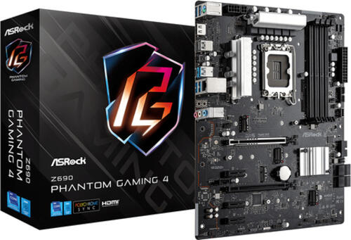 Asrock Z690 PHANTOM GAMING 4 Intel Z690 LGA 1700 ATX