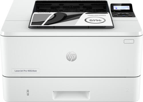 HP LaserJet Pro HP 4002dwe Drucker, Schwarzweiß, Drucker für Kleine und mittlere Unternehmen, Drucken, Wireless; HP+; Mit HP Instant Ink kompatibel; Drucken vom Smartphone oder Tablet