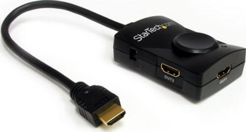 StarTech.com 2 Port HDMI Video Splitter mit Audio - Stromversorgung über USB