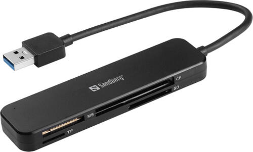 Sandberg 134-32 Kartenleser USB 3.2 Gen 1 (3.1 Gen 1) Schwarz